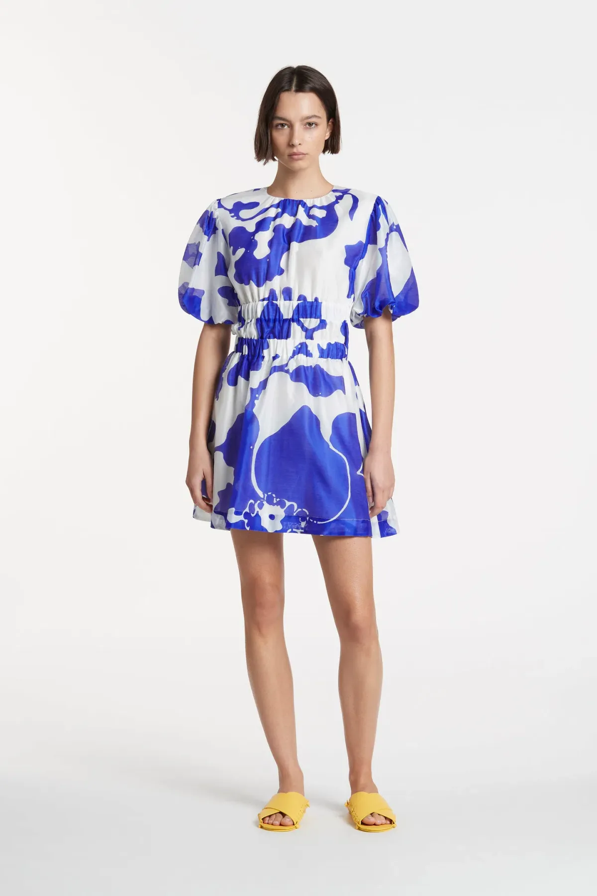 Sir the Label Vivi Open Back Mini Dress In Merce Abstract Print Size 3 / AU 12 - Image 1