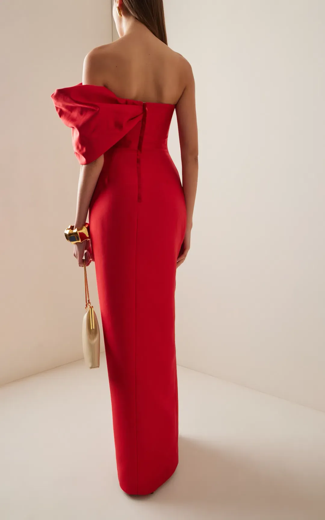 Rachel Gilbert Marlo Maxi Dress Red Size 5 / AU 16 for rent on The Volte - main image