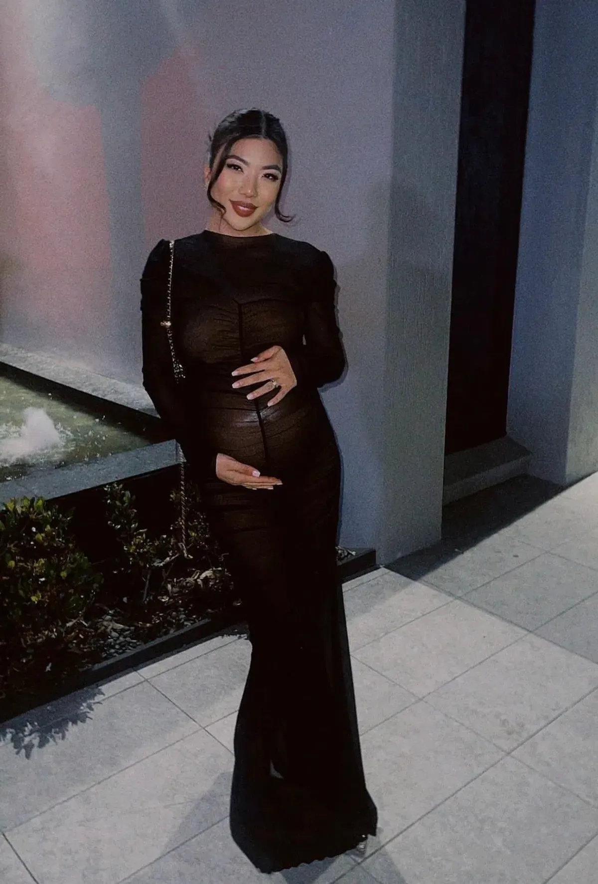 Effie Kats Rhodes Maxi Dress In Black Mesh Size S / AU 8 - Image 4