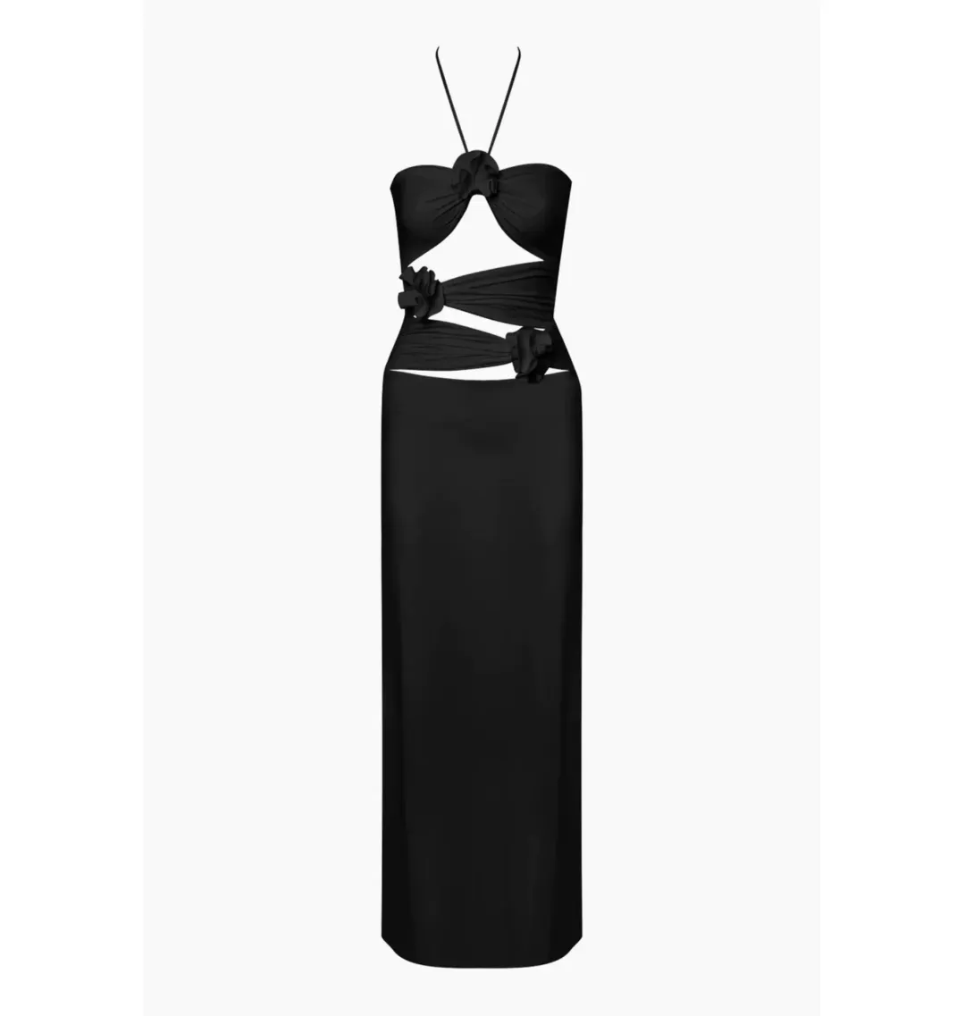 Maygel Coronel Veranera Dress Black Size AU 8 for rent on The Volte - main image