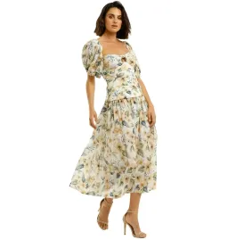 Bec & Bridge Fleurette Off Shoulder Dress Floral Size AU 6 for rent on The Volte - image 2