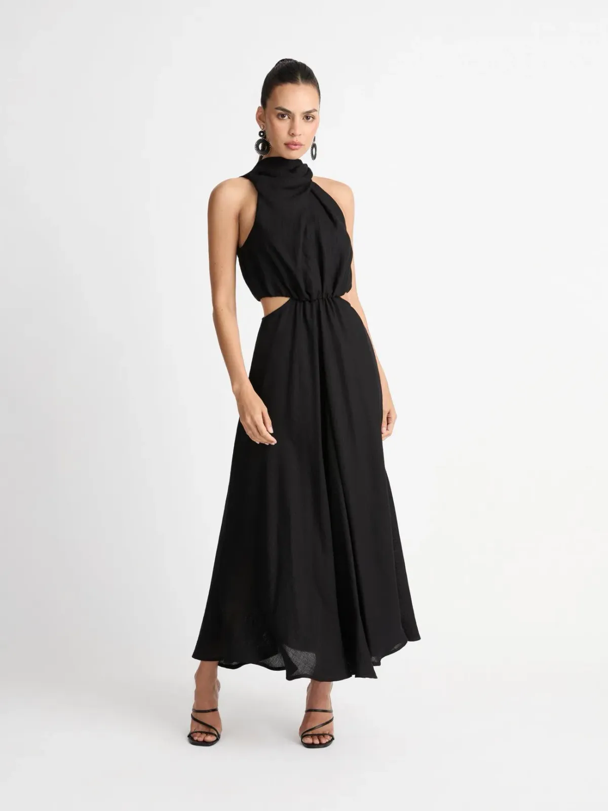 Sheike Amelia Maxi Dress in Black Size AU 8 for rent on The Volte - main image