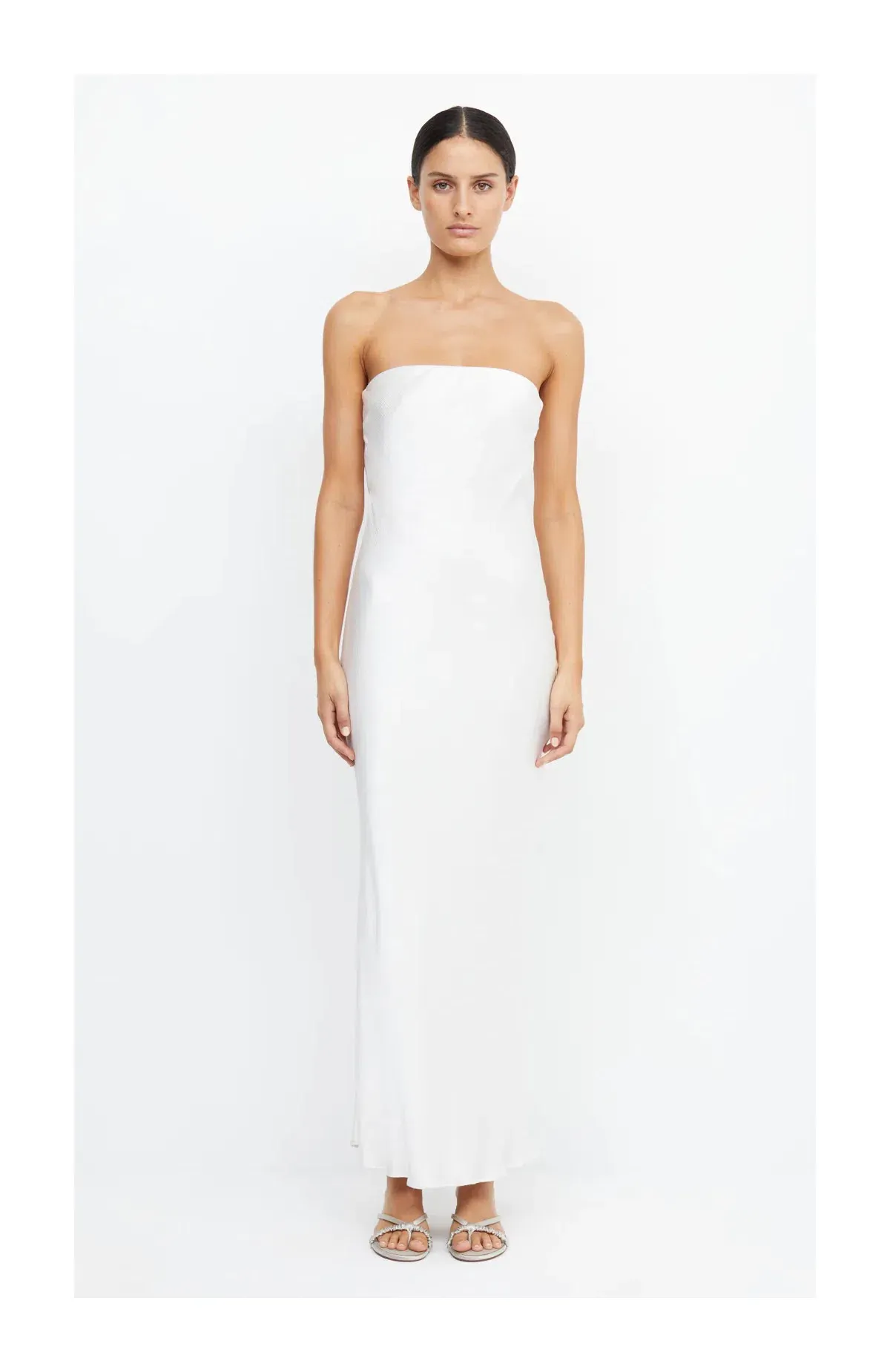 Bec & Bridge Moon Dance Strapless Dress Ivory Size 8 - Image 1