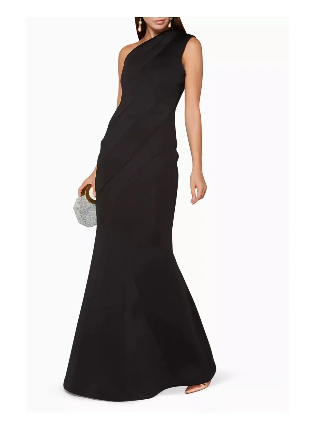 Rachel Gilbert Rumer Gown Black Size 6 for rent on The Volte - main image