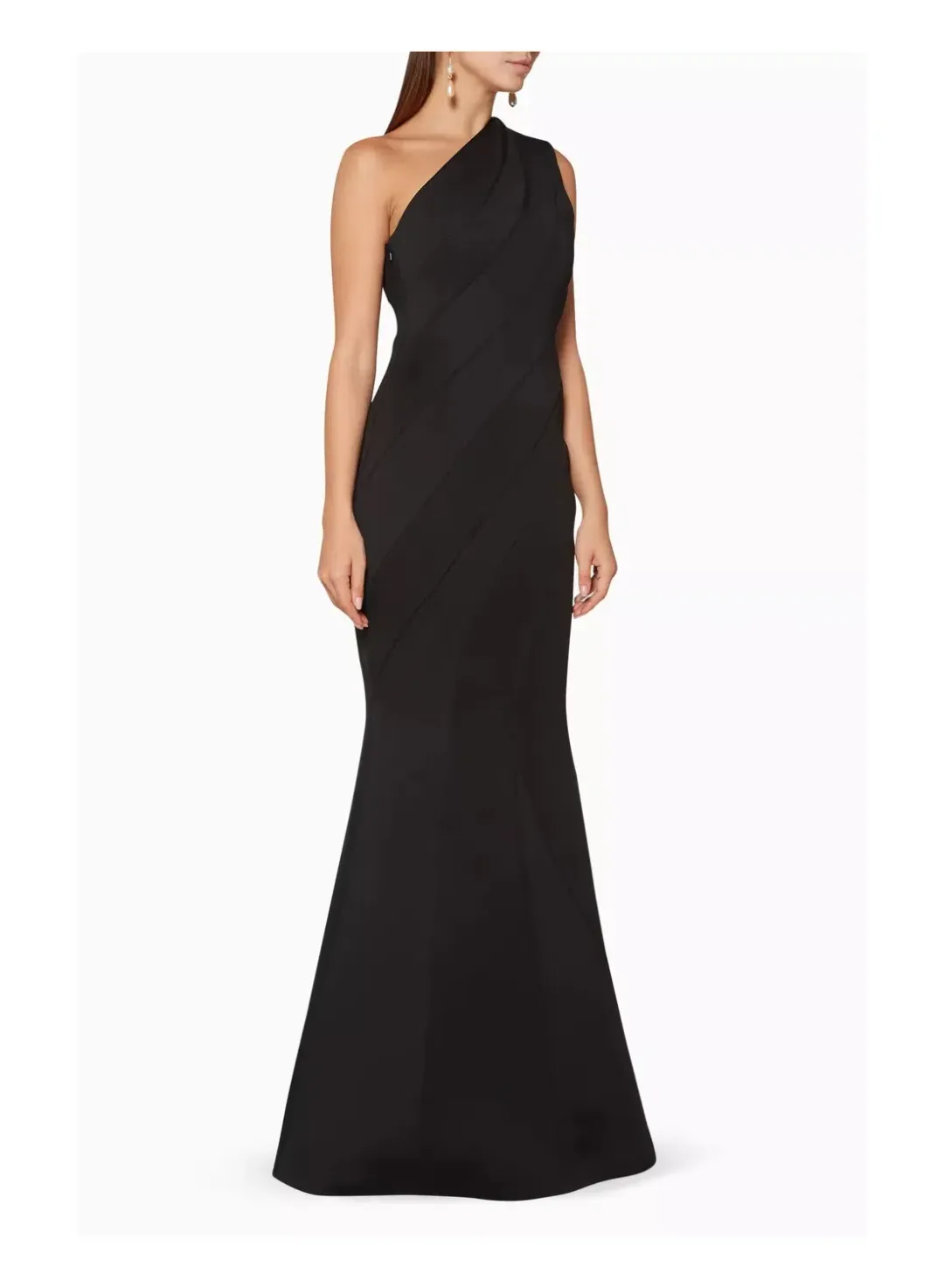 Rachel Gilbert Rumer Gown Black Size 6 for rent on The Volte - main image