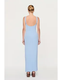 Clea Palmer Ladder Knit Dress Blue Size XS / AU 6 for rent on The Volte - image 3