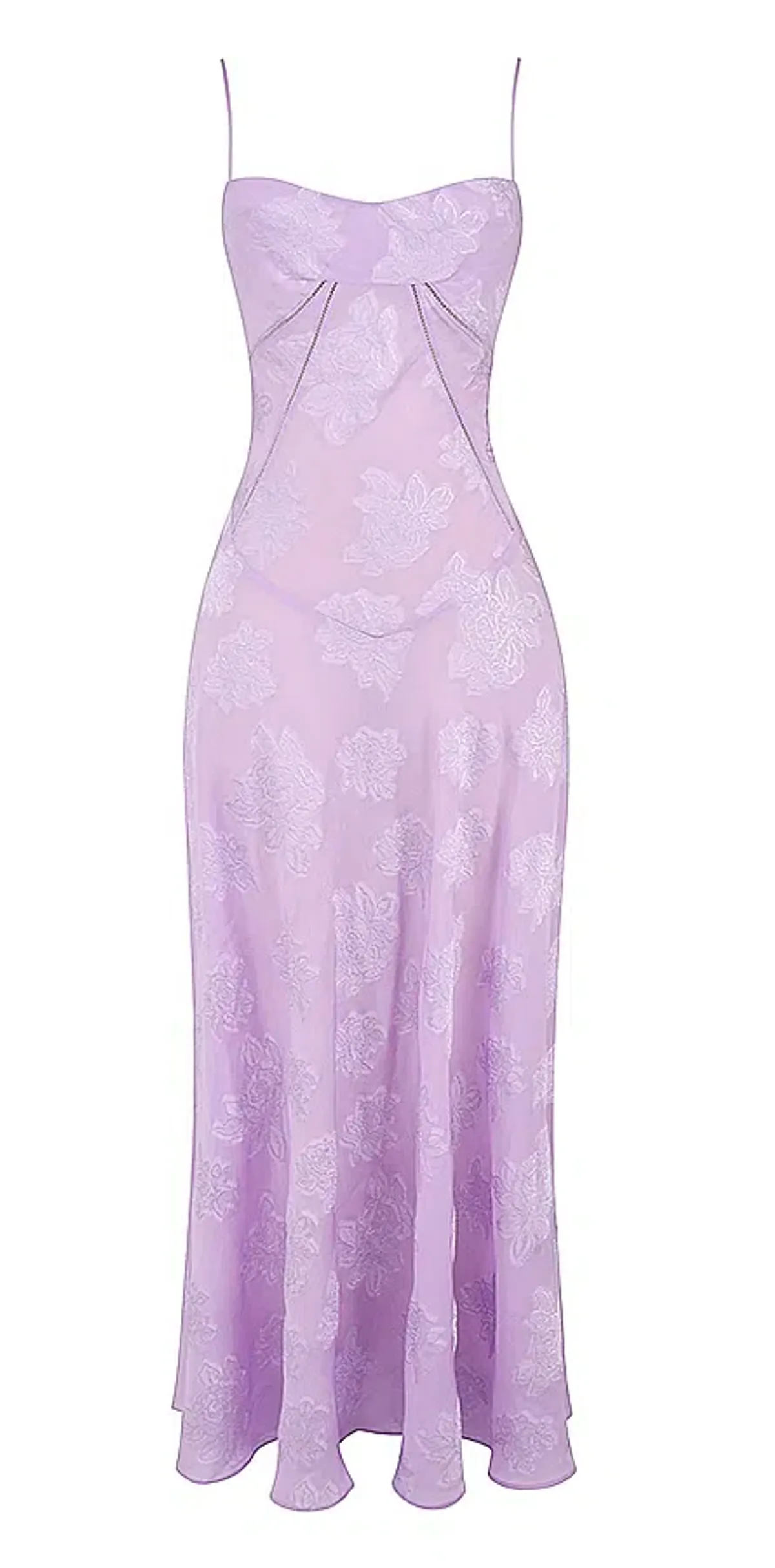 House Of CB Seren Lace Back Maxi Dress Orchid Floral Size M / AU 10 - Image 4