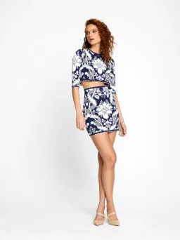 Alice McCall Sitting Pretty Top and Mini Skirt Set Blue Size 8 for rent on The Volte - image 2