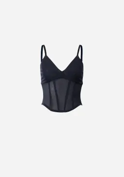 Viktoria and Woods Omega Bustier Midnight Blue Size 6 for rent on The Volte - image 1
