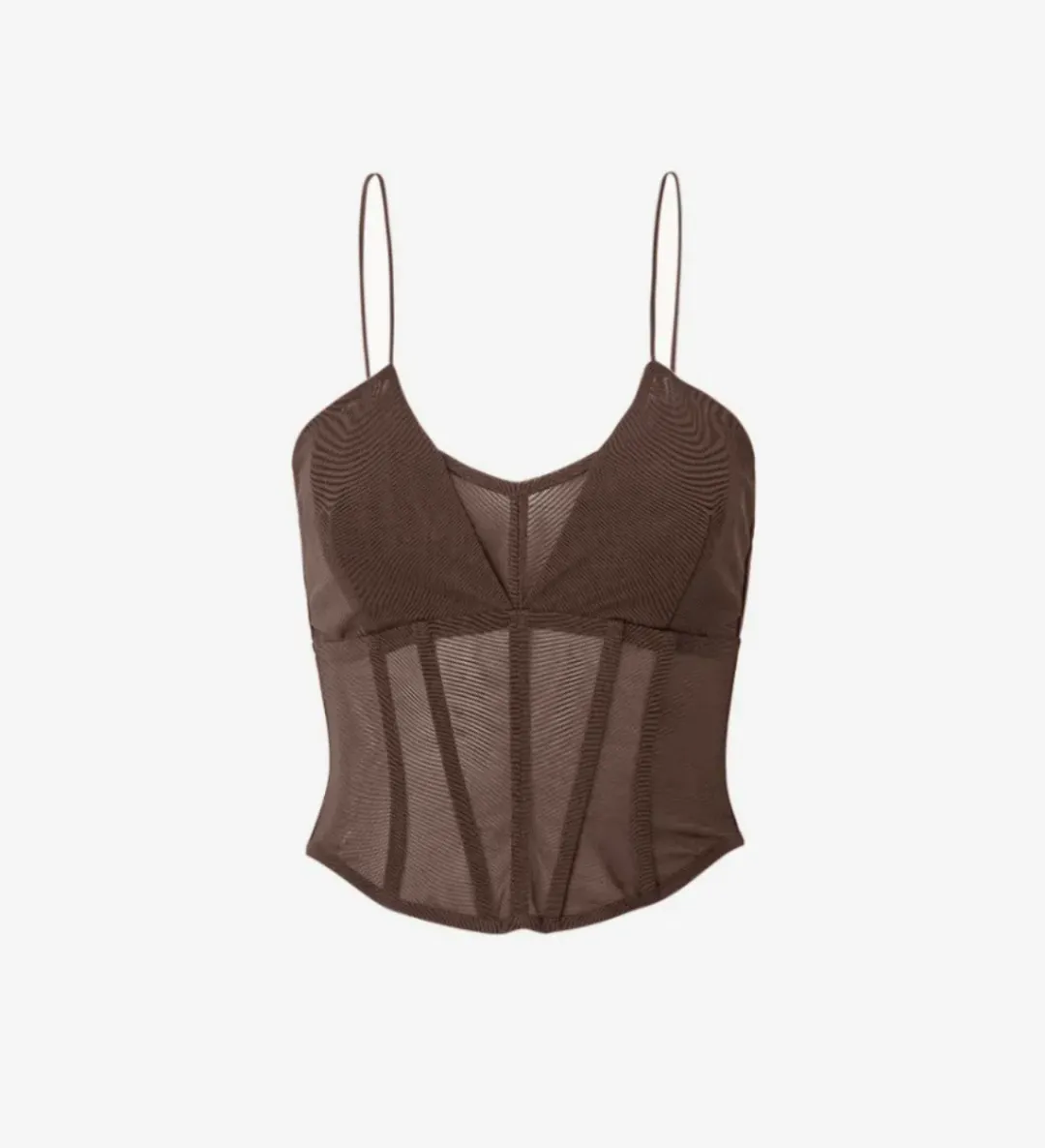 Viktoria and Woods Sigma Bustier Brown Size 6 for rent on The Volte - main image