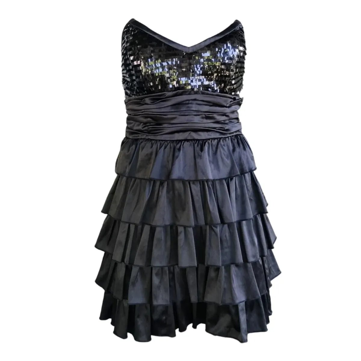 Elle Zeitoune Christina Mini Dress Black Size 10 - Image 2