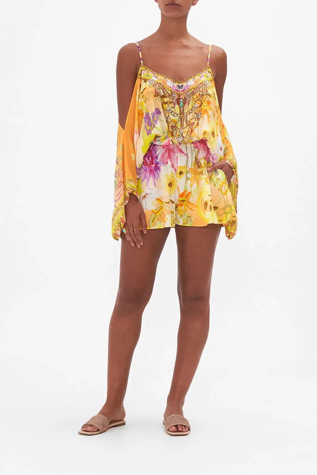 Camilla Franks Drop Shoulder Playsuit How Does Your Garden Grow Size M / AU 12 for rent on The Volte - main image