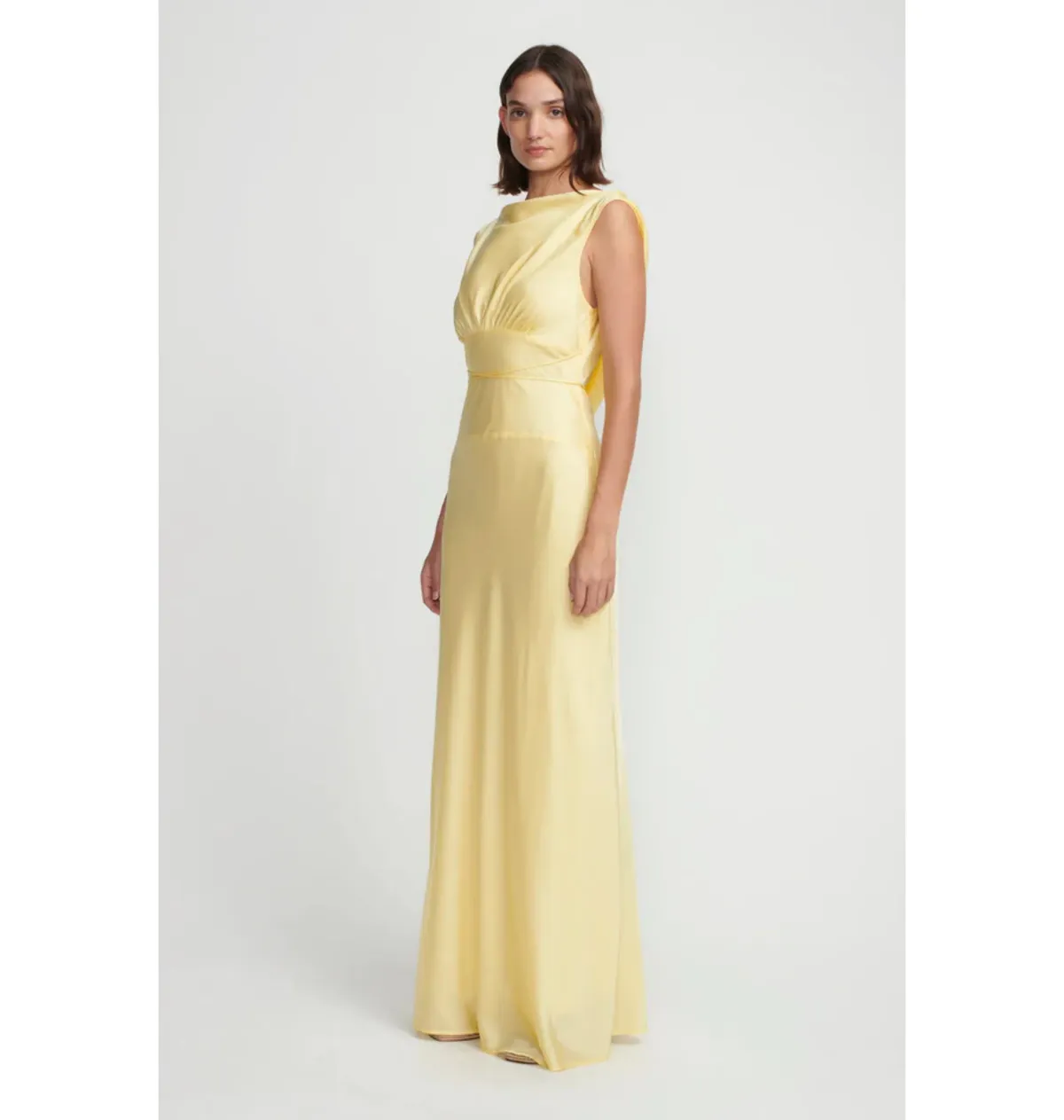 Hansen and Gretel Clara Bias Dress in Butter Size AU 8 - Image 2