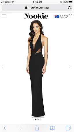 Nookie Black Anais Gown for rent on The Volte - image 5