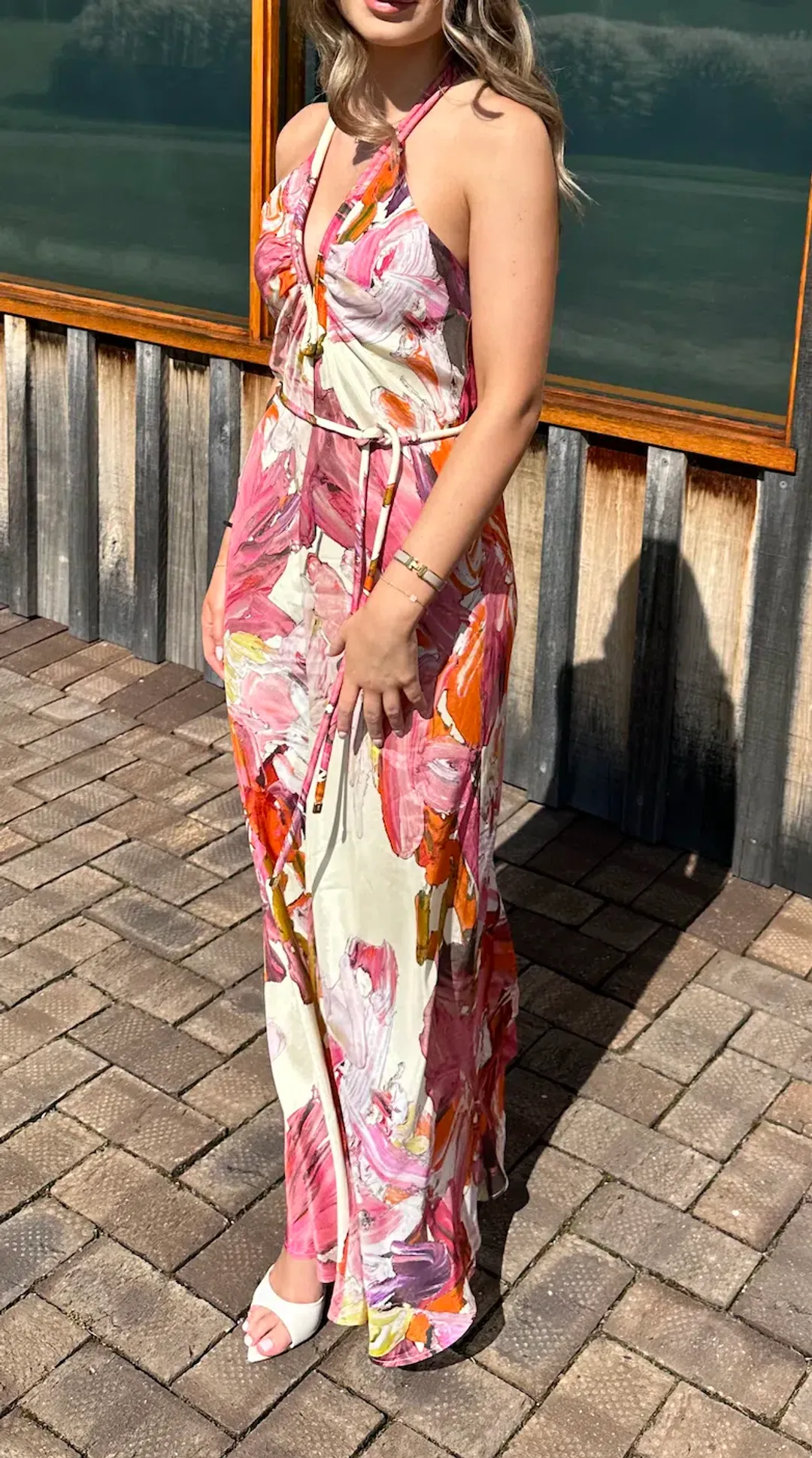 Manning Cartell Distorted Floral Dress Multi Size 4 for rent on The Volte - main image