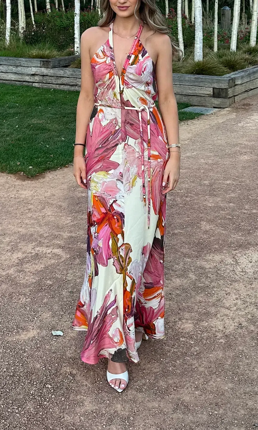 Manning Cartell Distorted Floral Dress Multi Size 4 for rent on The Volte - main image