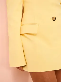 Sir the Label Sandrine Tailored Mini Dress in Limone Size 1 / AU 8 for rent on The Volte - image 10