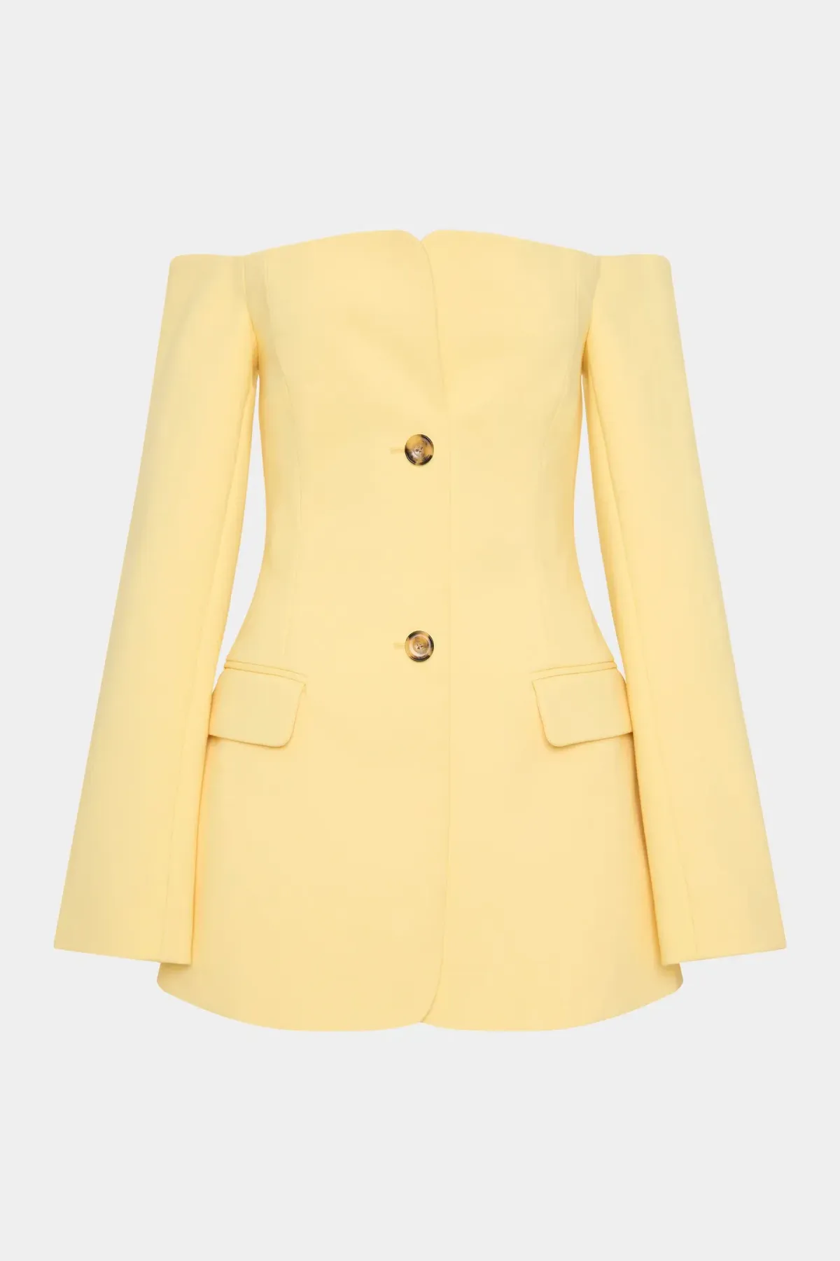 Sir the Label Sandrine Tailored Mini Dress in Limone Size 1 / AU 8 - Image 14