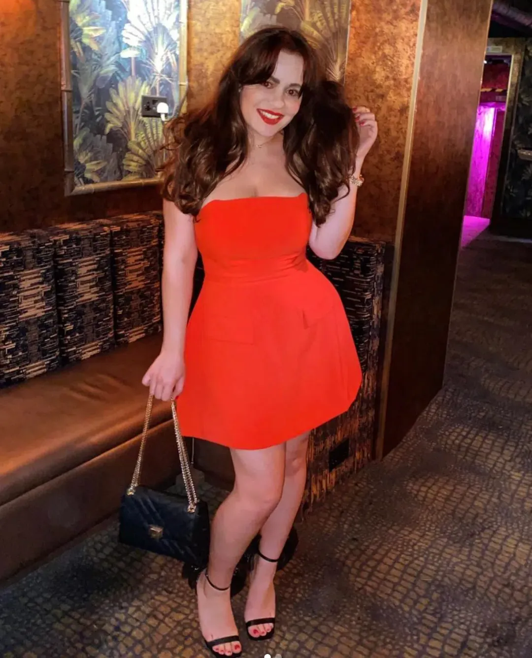 Odd Muse Ultimate Muse Strapless Mini Dress Red Size 10 for rent on The Volte - main image