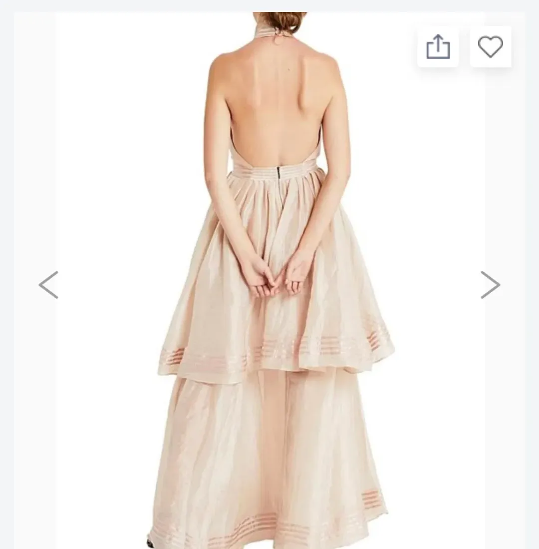 Aje Sienna Maxi Dress Hot Pink Size 16 for rent on The Volte - main image