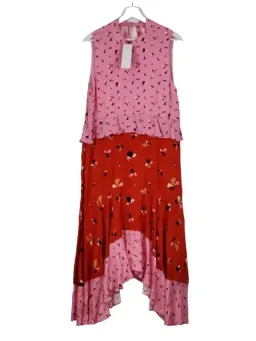 Rebecca Vallance Ruby Ruffle Dress Multi Size 8 for rent on The Volte - image 3