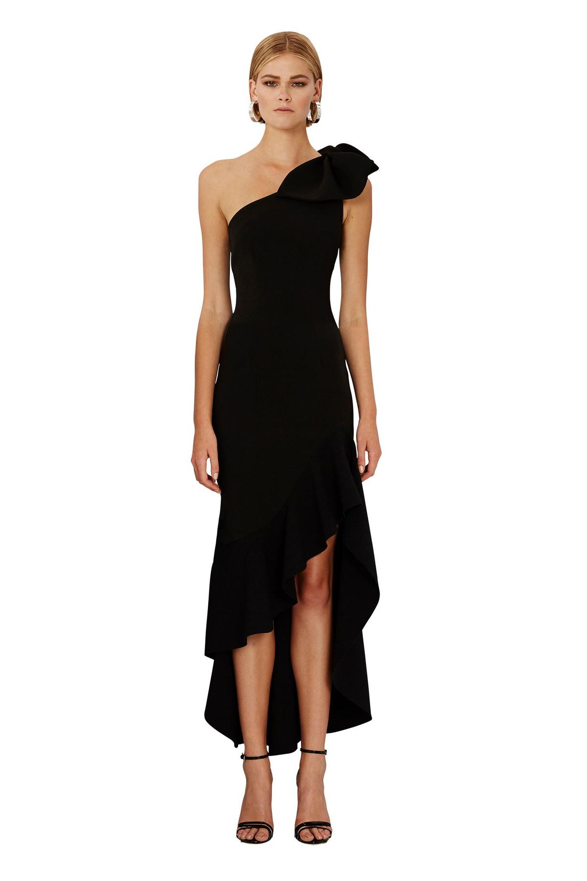 TIE SHOULDER WAVE GOWN - Image 1