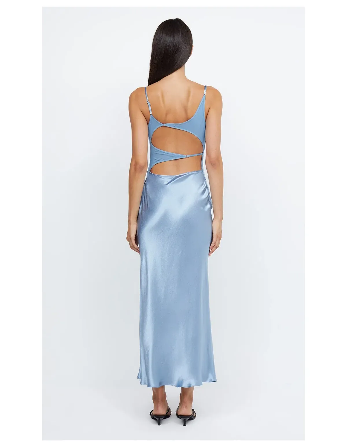 Bec & Bridge Margot Split Dress Blue Size 8 - Image 3