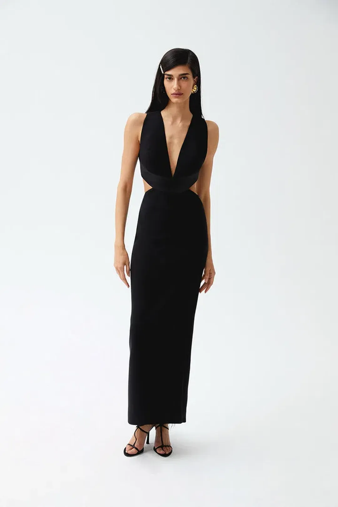 THE NEW ARRIVALS by İlkyaz Özel Romy in Chez Castel Dress Black Size 6/XS for rent on The Volte - main image