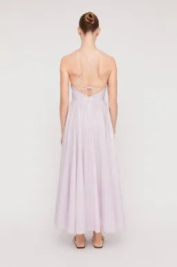 Scanlan Theodore Parachute Cotton Strappy Dress Lilac Size XS / AU 6 for rent on The Volte - image 2