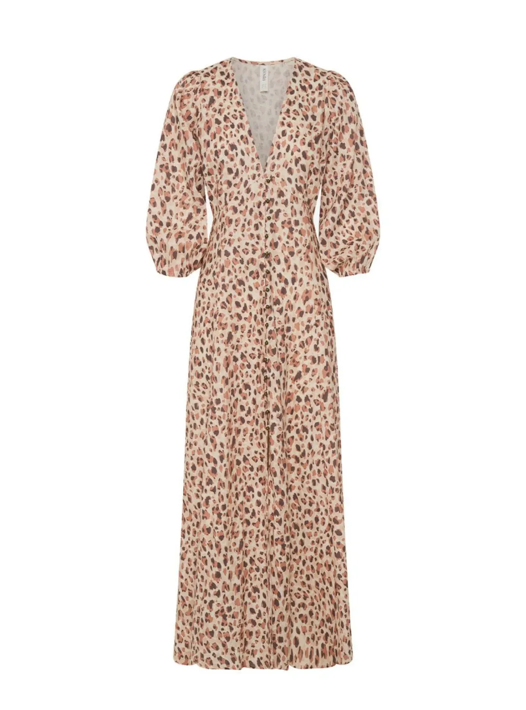 Kivari Nadia Maxi Dress Leopard Size AU 8 for rent on The Volte - main image