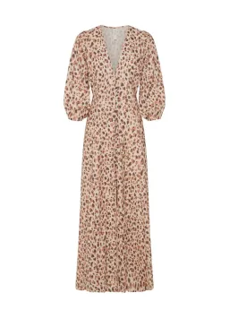 Kivari Nadia Maxi Dress Leopard Size AU 8 for rent on The Volte - image 5
