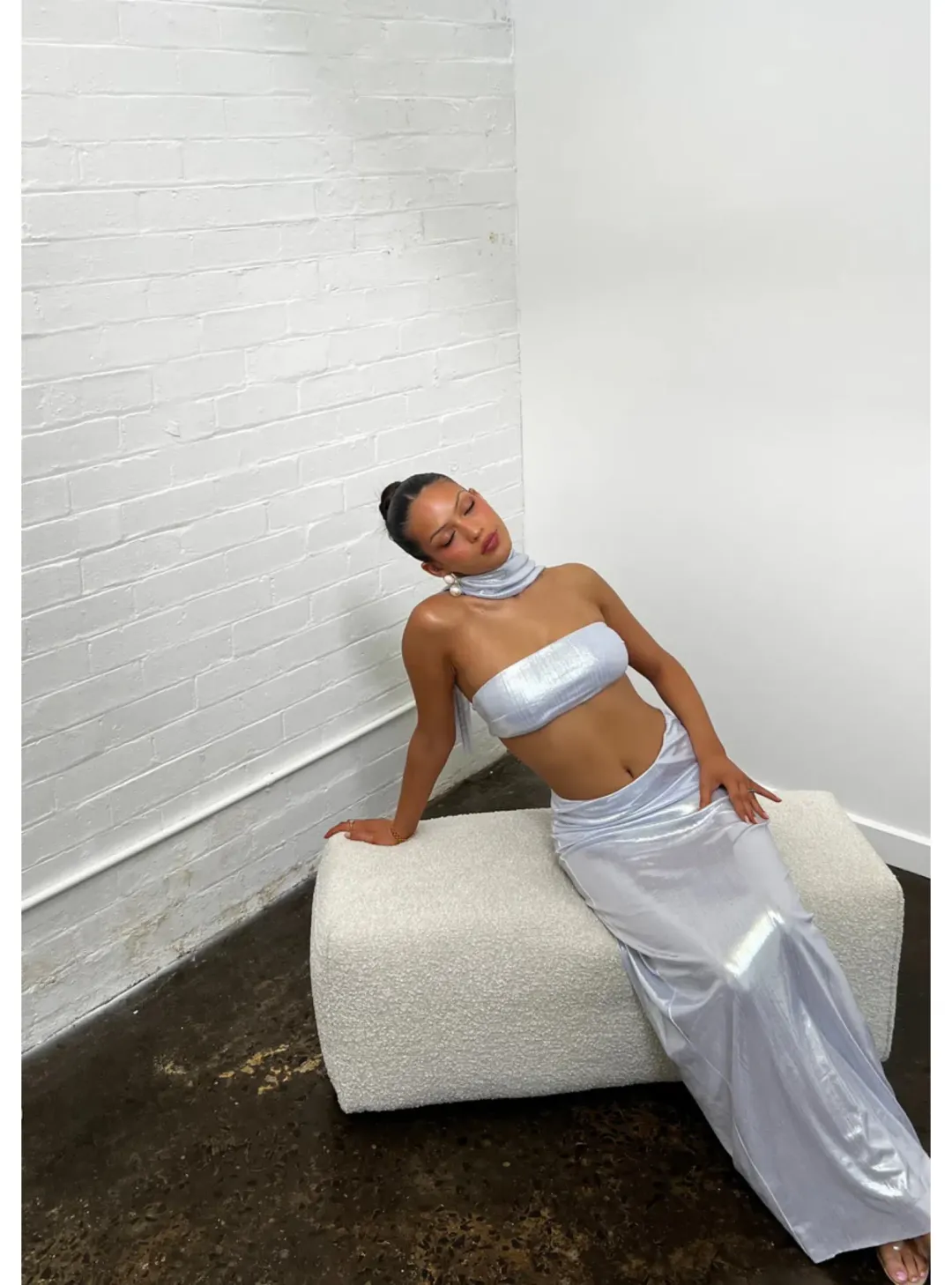 Novich Celeste Set In Silver Size AU 8 for rent on The Volte - main image