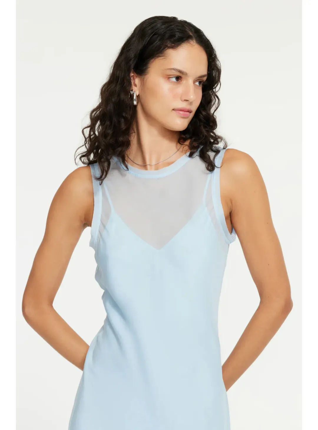 Ginia Marli Dress in Cornflower Size Small / AU 8 for rent on The Volte - main image