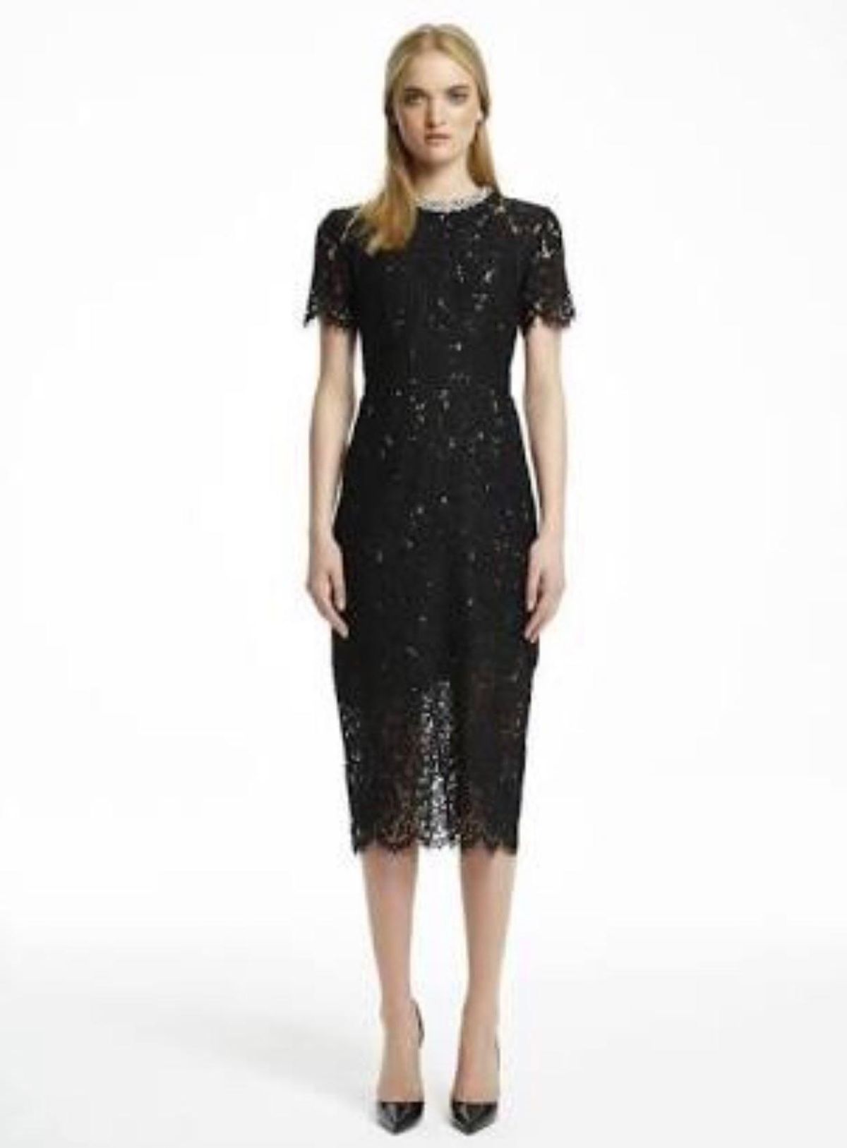 Rachel Gilbert Lainey Dress Black size 8 for rent on The Volte - main image