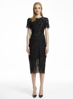 Rachel Gilbert Lainey Dress Black size 8 for rent on The Volte - image 1