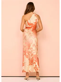 Sir the Label Como Asymmetric Midi Dress Paradiso Print Size AU 6 for rent on The Volte - image 3