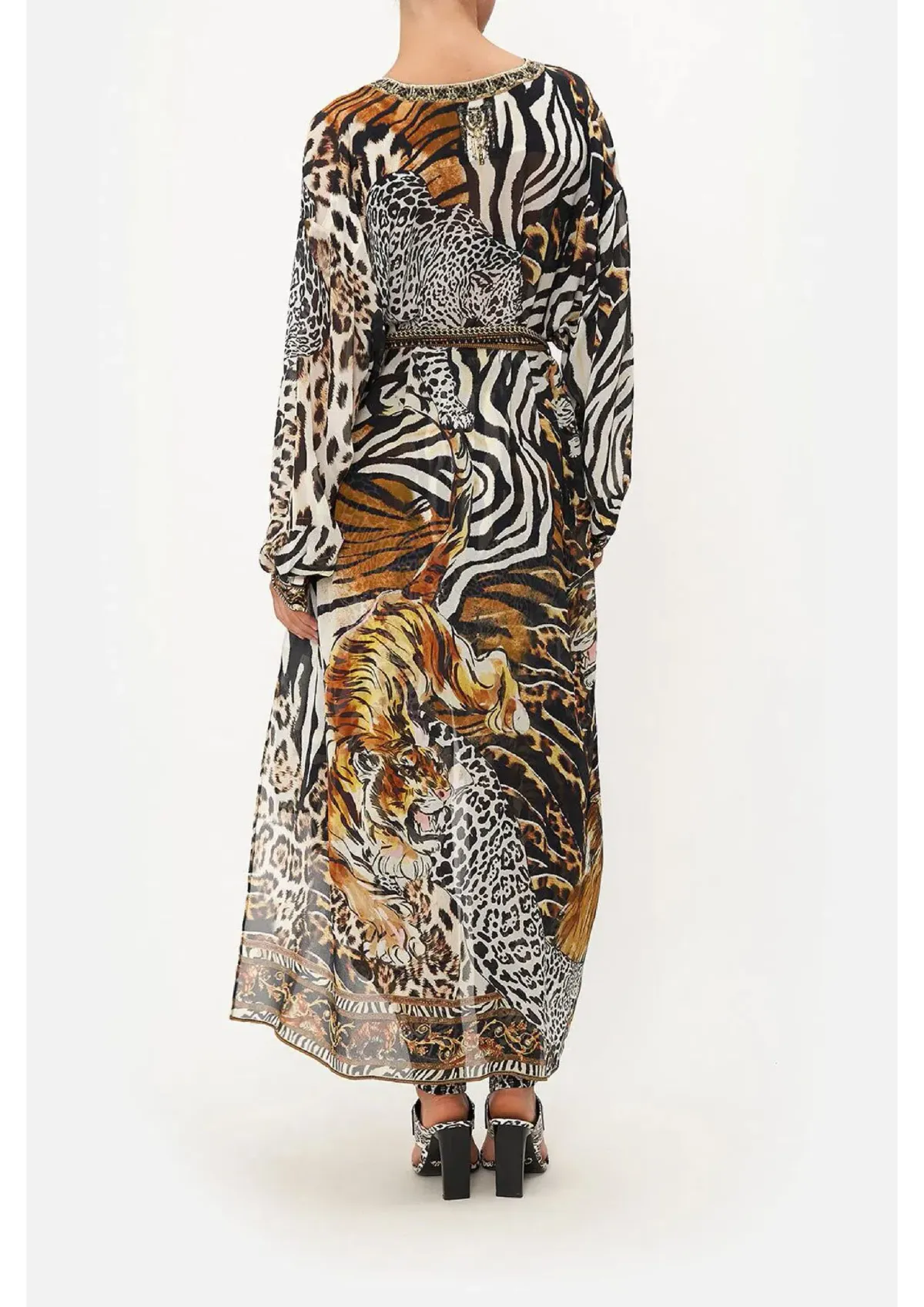 Camilla What's New Pussycat High Low Layer With Tie Multi Size M/ AU 12 - Image 2