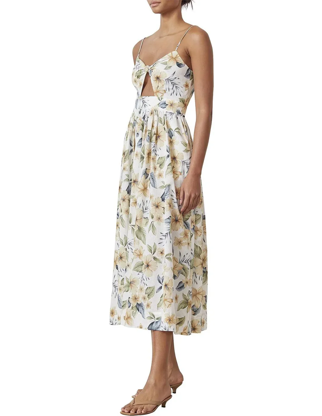 Bec & Bridge Fleurette Midi Dress Floral Size 12 for rent on The Volte - main image