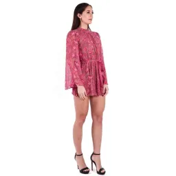 Zimmermann Karmic Flare Sleeve Playsuit Paisley Chintz Size 1 / AU 10 for rent on The Volte - image 3