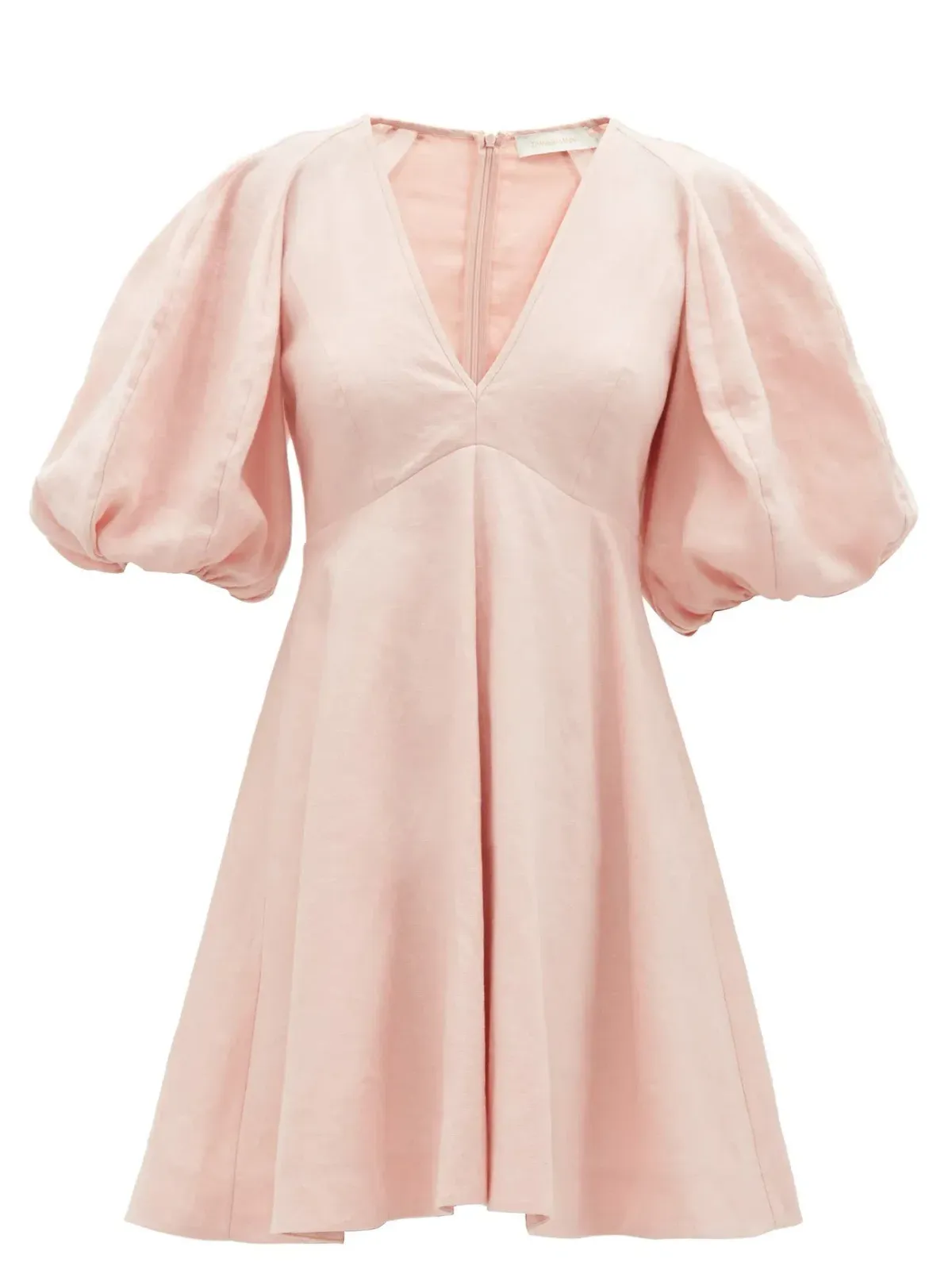 Zimmermann Dancer Day Mini Dress Blush Size 1 / AU 10 - Image 3