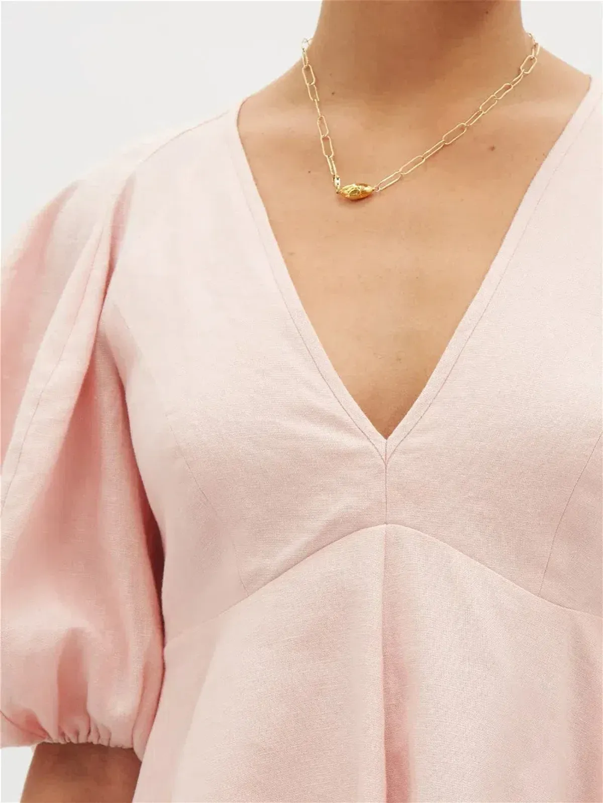 Zimmermann Dancer Day Mini Dress Blush Size 1 / AU 10 - Image 2