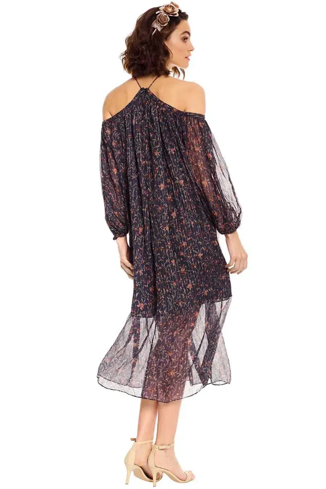 Zimmermann Havoc Suspend Midi Dress Paisley Floral Size 0 / AU 8 for rent on The Volte - main image