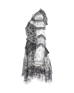 Zimmermann Divinity Ruffle Mini Dress Spliced Size 1 / AU 10 for rent on The Volte - image 4