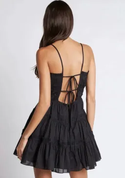 Aje Breathless Mini Dress Black Size 14 for rent on The Volte - image 3