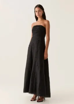 Aje Soundscape Maxi Dress Black Size 8 for rent on The Volte - image 2