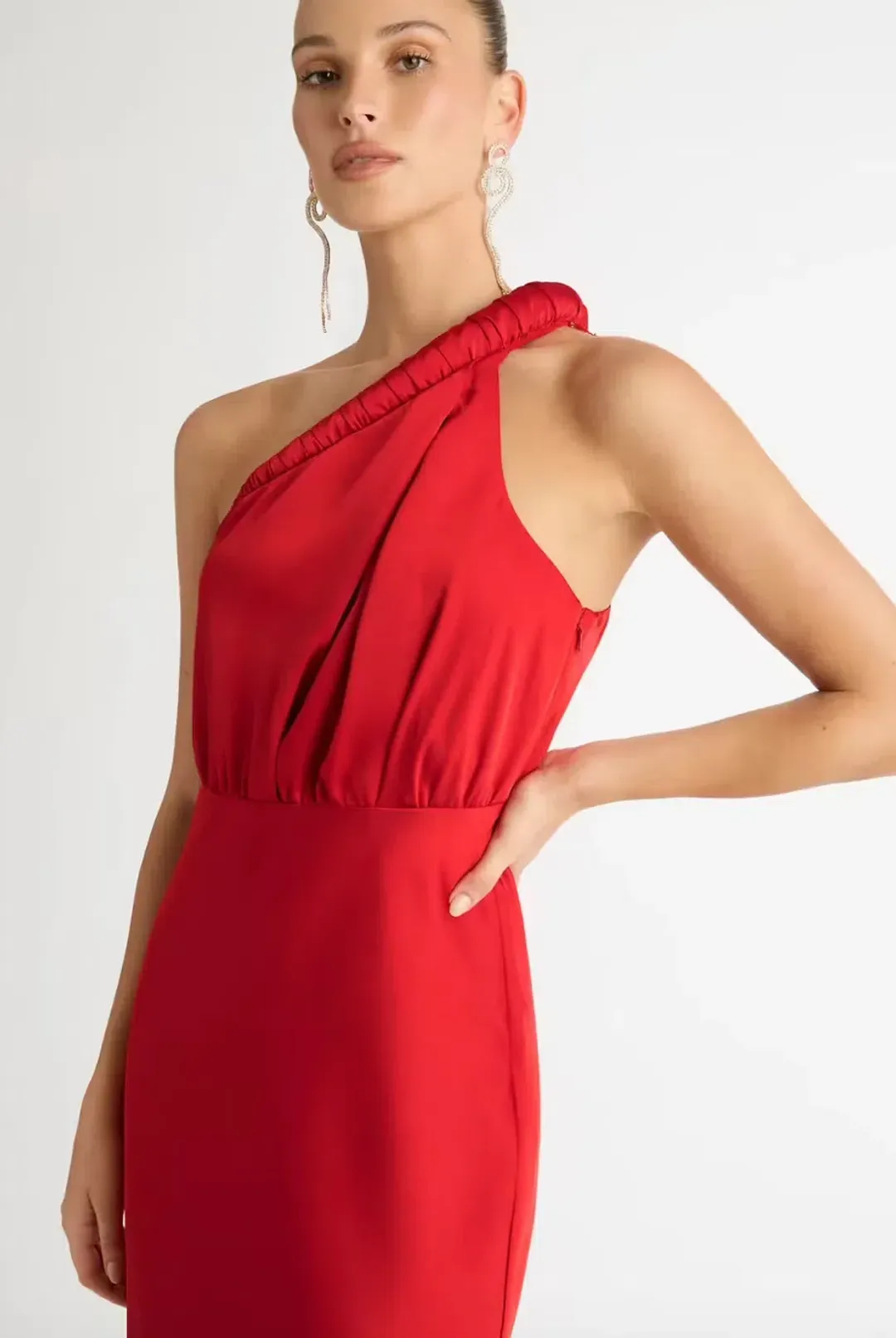 Sheike Naomi Maxi Dress Red Size 12 for rent on The Volte - main image