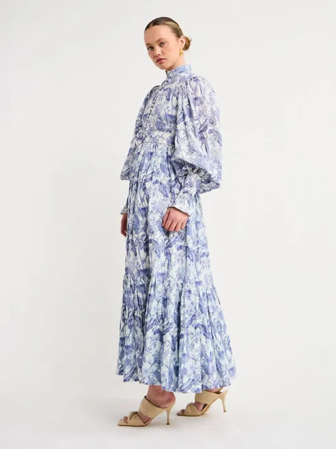 Palm Noosa Royal Flush Dress In Jungle Blue Size 12 for rent on The Volte - main image