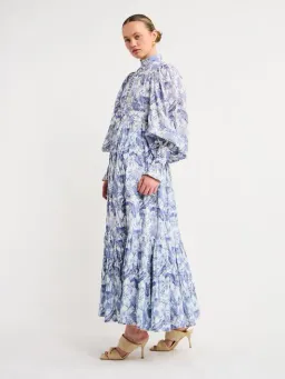 Palm Noosa Royal Flush Dress In Jungle Blue Size 12 for rent on The Volte - image 2