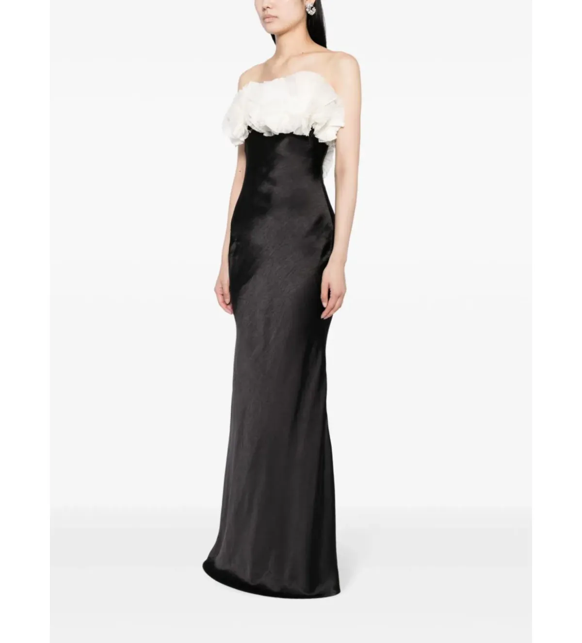 Rachel Gilbert Eyelar Gown Black Size 3/Au 12 - Image 1