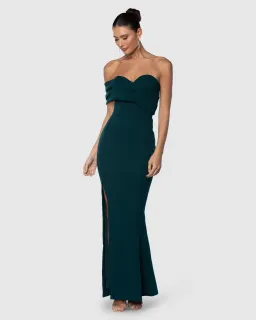 Azzurielle Alani Gown Green Size 12 for rent on The Volte - image 1